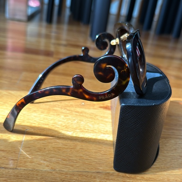 Prada Tortoise Baroque Sunglasses - Picture 2 of 7